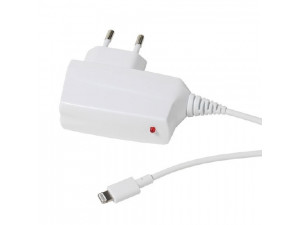 Зарядно за смартфон Apple Lightning 100-240V за iPhone iPad 2.4A 1m Vivanco 33906